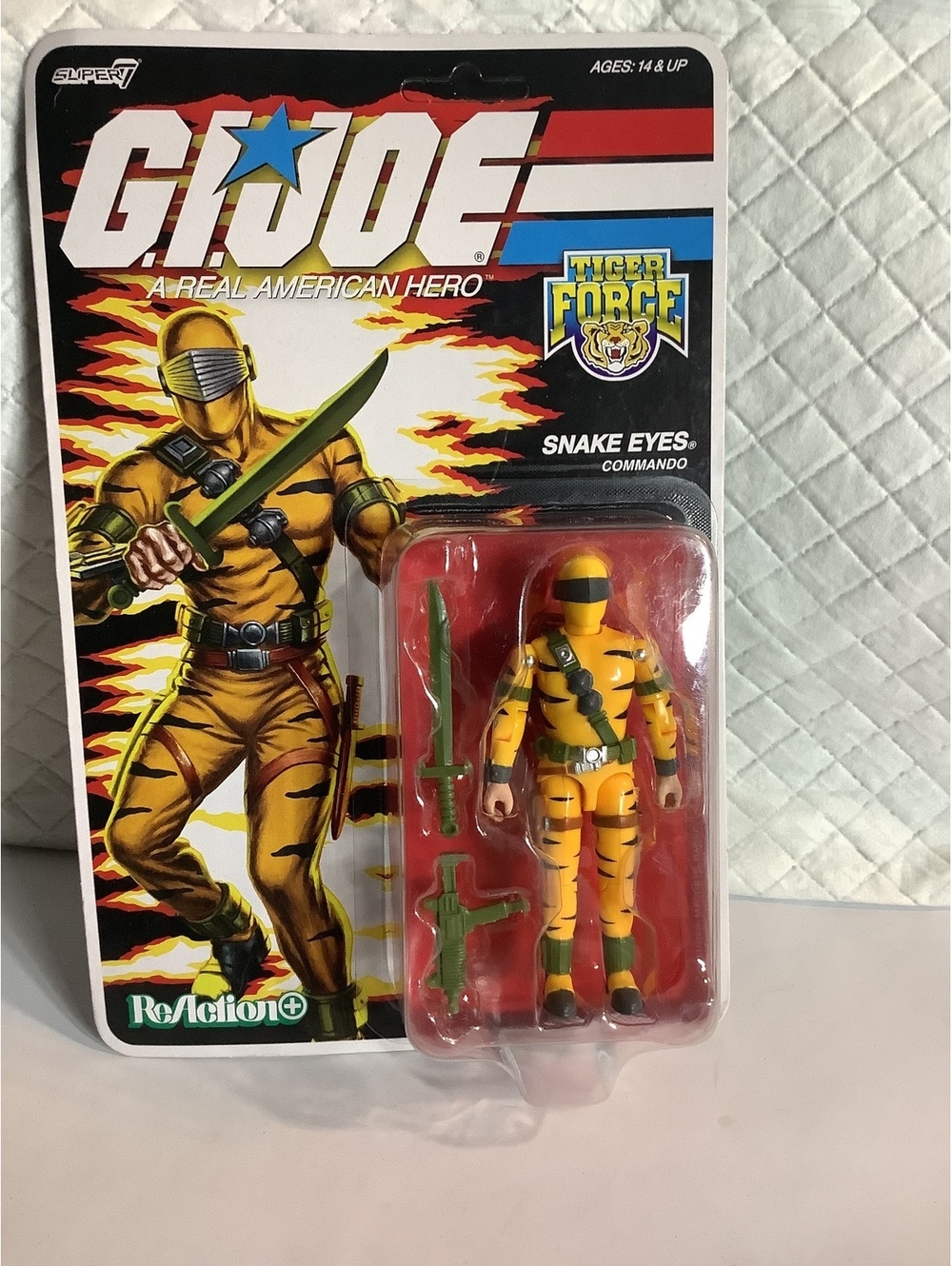 G.I. Joe Tiger Force Snake Eyes Commando Action Figure